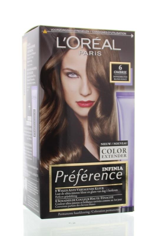 Loreal Preference 6.0 ombrie donker blond (1 Set) Top Merken Winkel